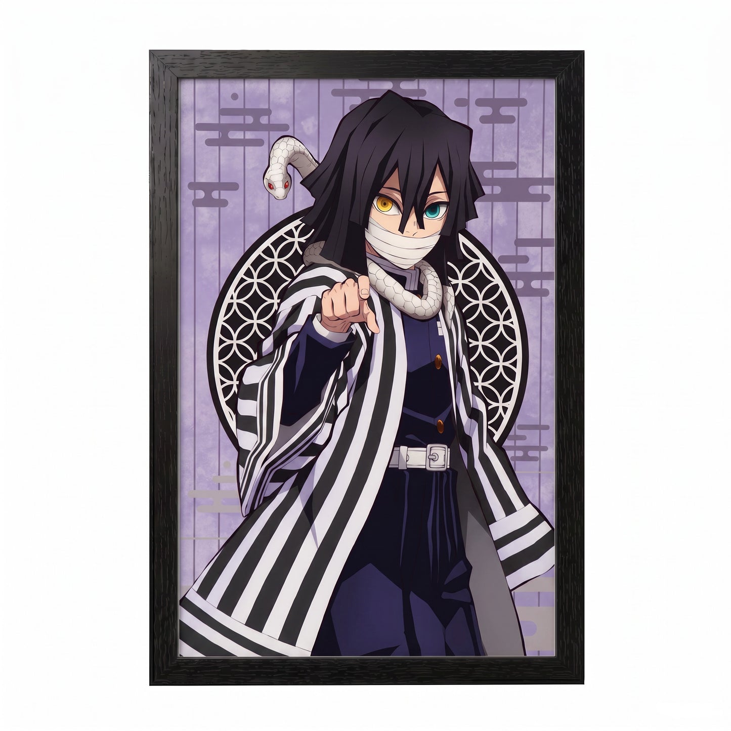 Demon Slayer - Obanai - 11x17 Framed Gel Coat