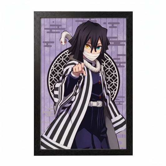 Demon Slayer - Obanai - 11x17 Framed Gel Coat