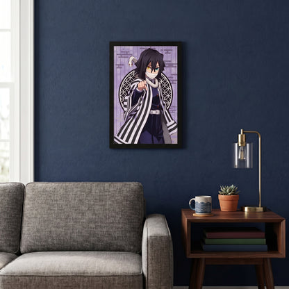 Demon Slayer - Obanai - 11x17 Framed Gel Coat