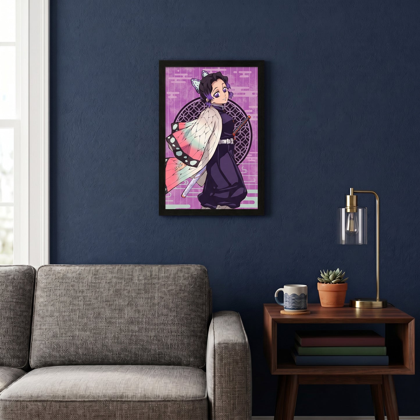 Demon Slayer - Shinobu - 11x17 Framed Gel Coat