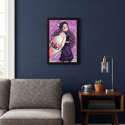 Demon Slayer - Shinobu - 11x17 Framed Gel Coat