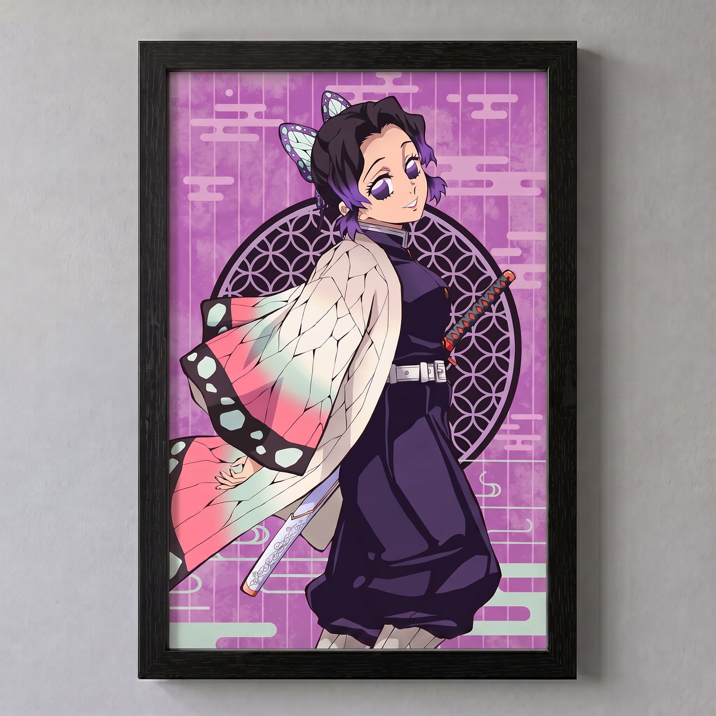 Demon Slayer - Shinobu - 11x17 Framed Gel Coat