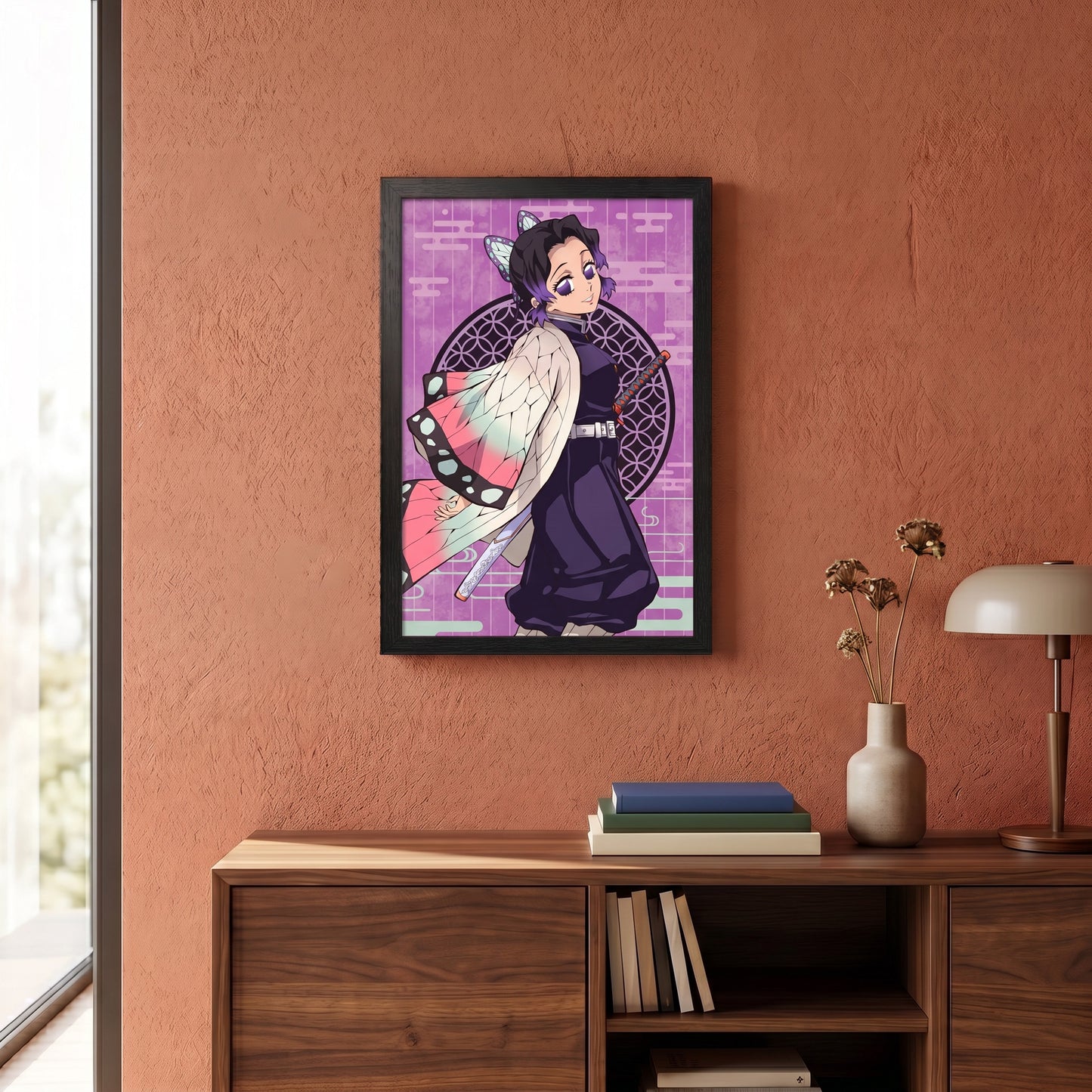 Demon Slayer - Shinobu - 11x17 Framed Gel Coat