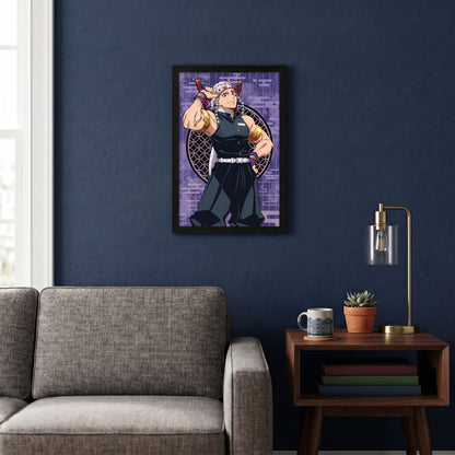 Demon Slayer - Tengen - 11x17 Framed Gel Coat (Copy)