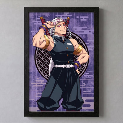 Demon Slayer - Tengen - 11x17 Framed Gel Coat (Copy)