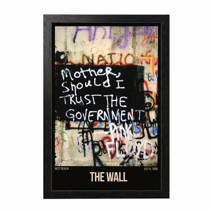 Michael Huttner - The Wall - 11x17 Framed Gel Coat