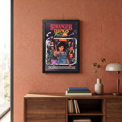 Stranger Things '85 - HIC Team- 11x17 Framed Gel Coat