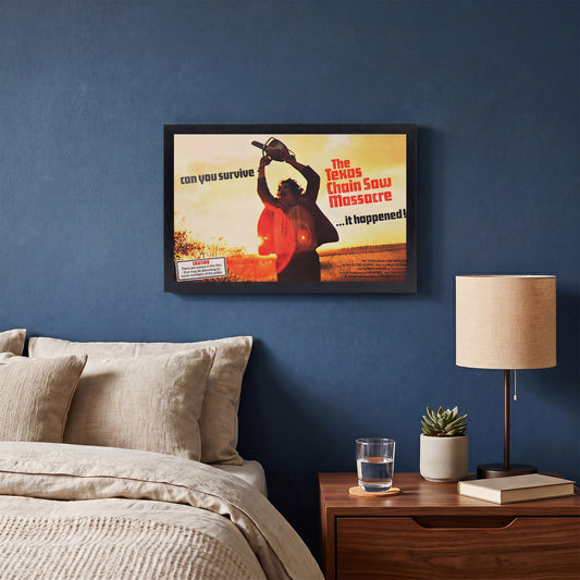 Texas Chainsaw Massacre - Can You Survive - Gel-Coated Framed Print (11x17)