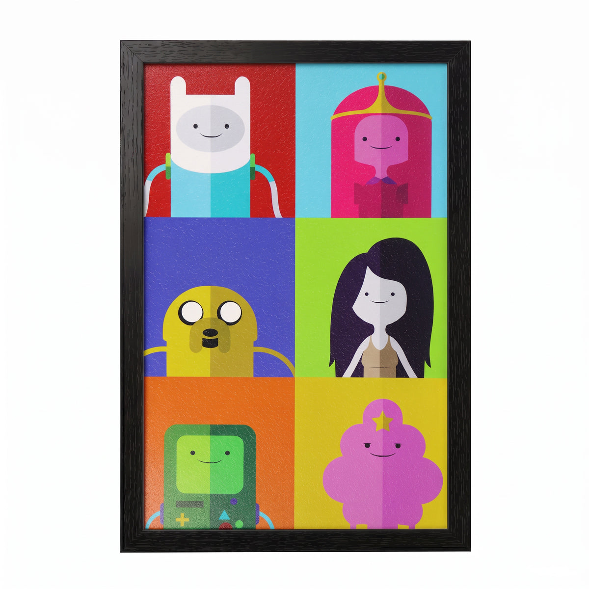 Adventure Time - Character Grid - 11x17 Framed Gel Coat