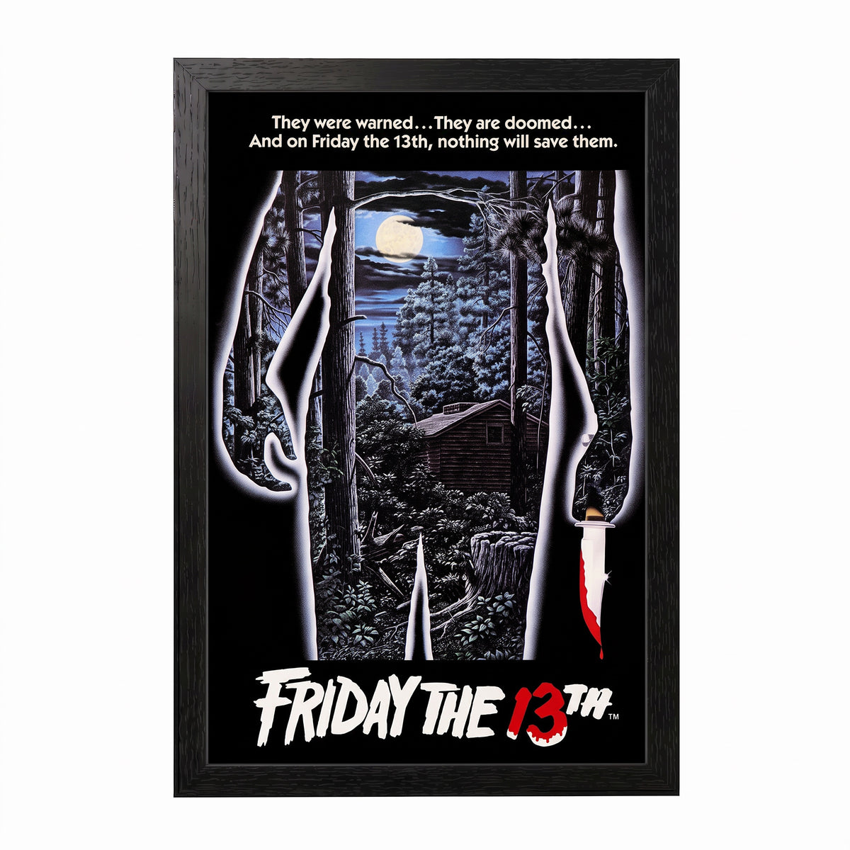 Friday the 13th - One Sheet - Gel-Coated Framed Print (11x17)
