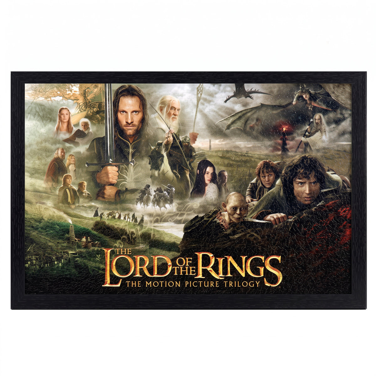 The Lord of the Rings - Trilogy Collage - 11x17 Framed Gel Coat