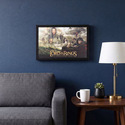 The Lord of the Rings - Trilogy Collage - 11x17 Framed Gel Coat