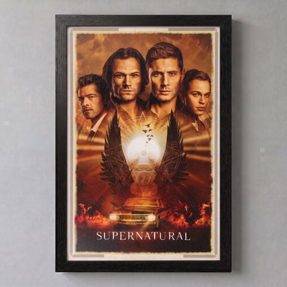 Supernatural - Last Season - 11x17 Framed Gel Coat
