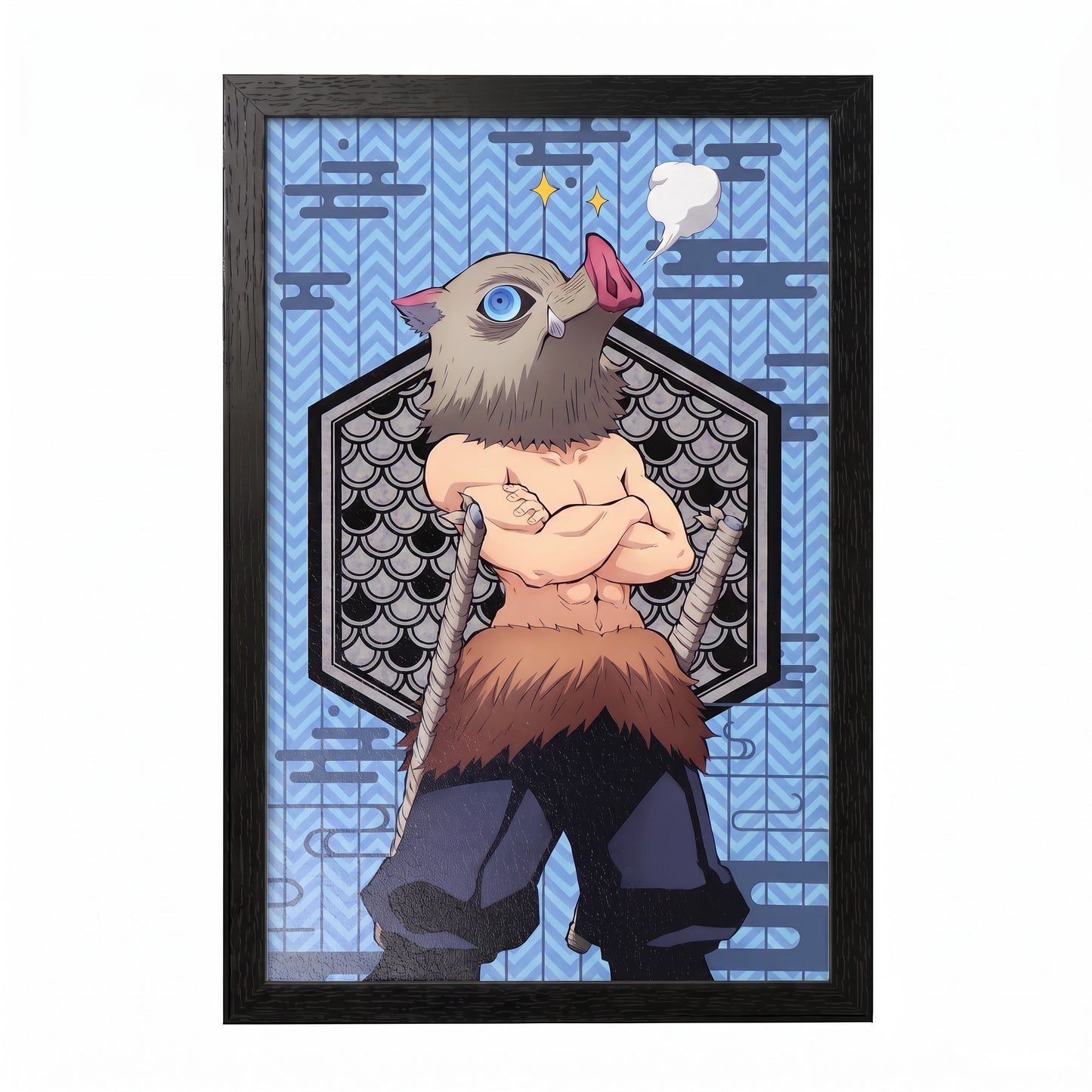 Demon Slayer - Inosuke - 11x17 Framed Gel Coat