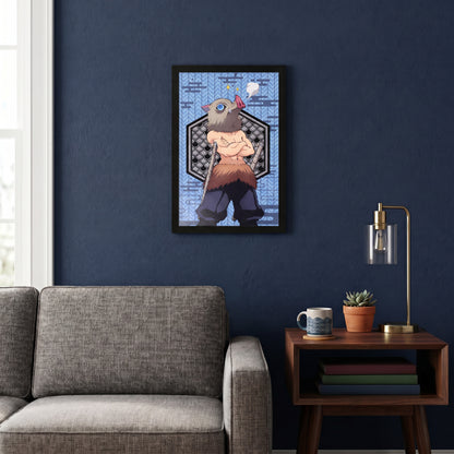 Demon Slayer - Inosuke - 11x17 Framed Gel Coat