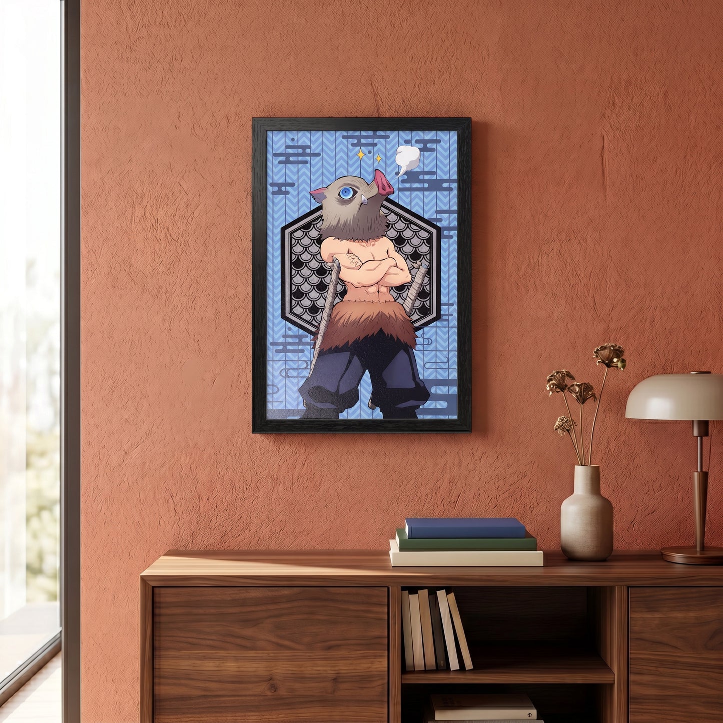 Demon Slayer - Inosuke - 11x17 Framed Gel Coat