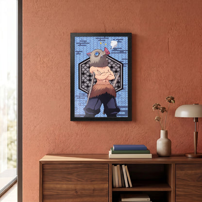 Demon Slayer - Inosuke - 11x17 Framed Gel Coat