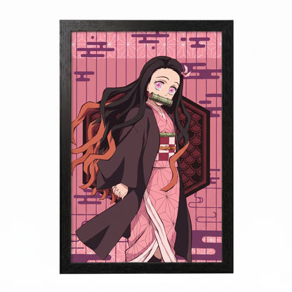 Demon Slayer - Nezuko - 11x17 Framed Gel Coat