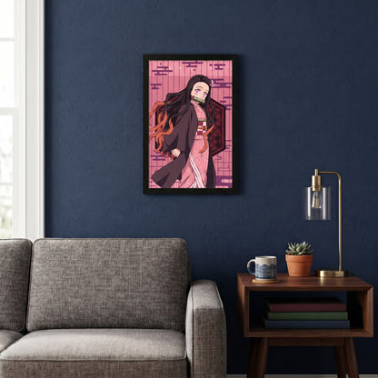 Demon Slayer - Nezuko - 11x17 Framed Gel Coat