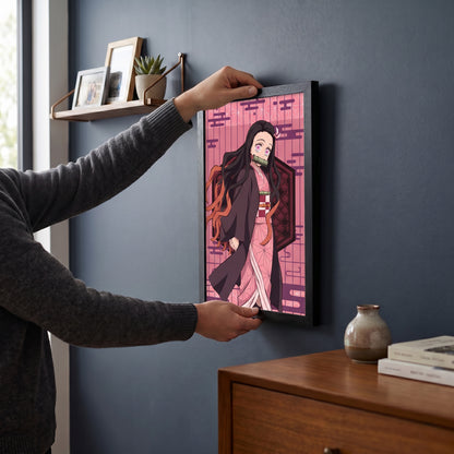 Demon Slayer - Nezuko - 11x17 Framed Gel Coat