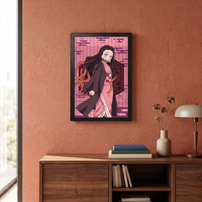Demon Slayer - Nezuko - 11x17 Framed Gel Coat