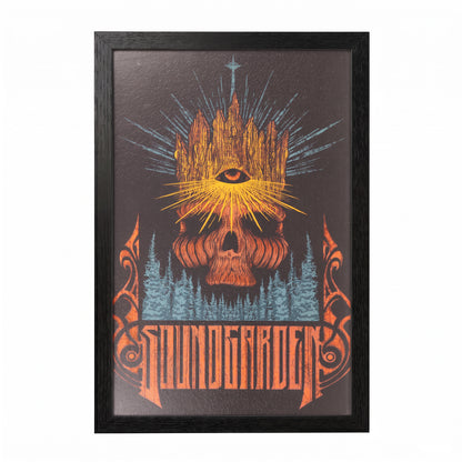 Soundgarden - Skull Through the Forest - 11x17 Framed Gel Coat