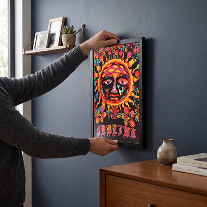 Sublime - Floral 40oz Sun - 11x17 Framed Gel Coat