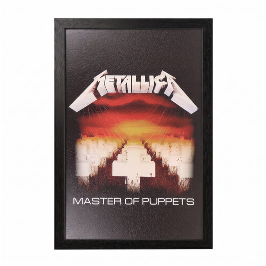 Metallica - Master of Puppets - 11x17 Framed Gel Coat