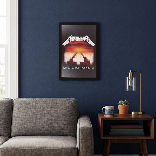 Metallica - Master of Puppets - 11x17 Framed Gel Coat