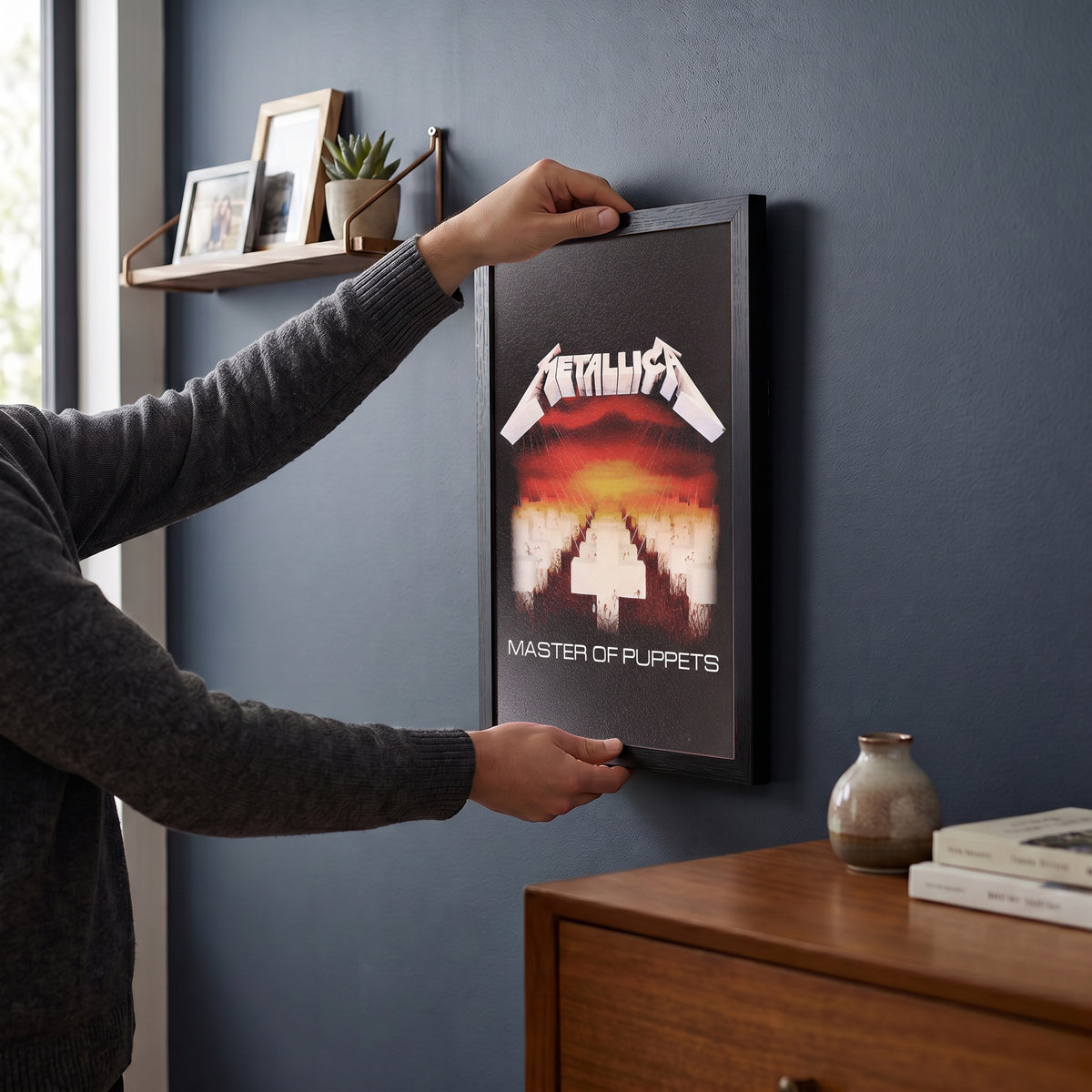 Metallica - Master of Puppets - 11x17 Framed Gel Coat