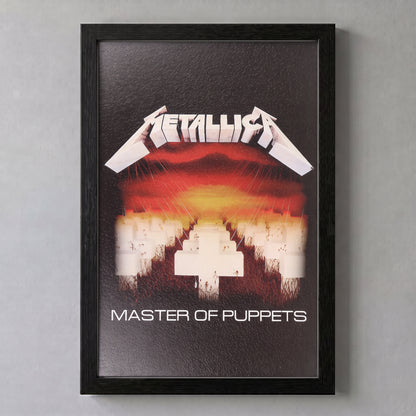Metallica - Master of Puppets - 11x17 Framed Gel Coat