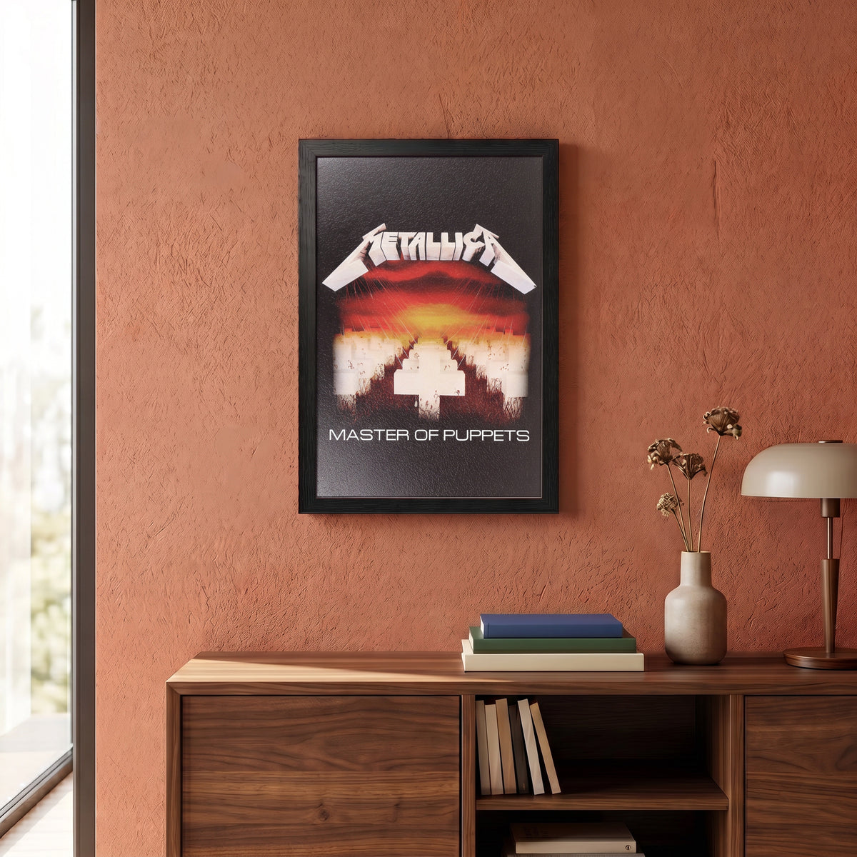Metallica - Master of Puppets - 11x17 Framed Gel Coat