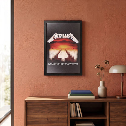 Metallica - Master of Puppets - 11x17 Framed Gel Coat
