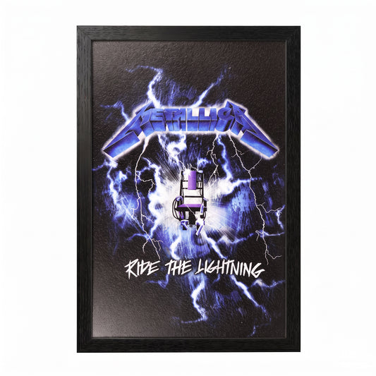 Metallica - Ride the Lightning - 11x17 Framed Gel Coat