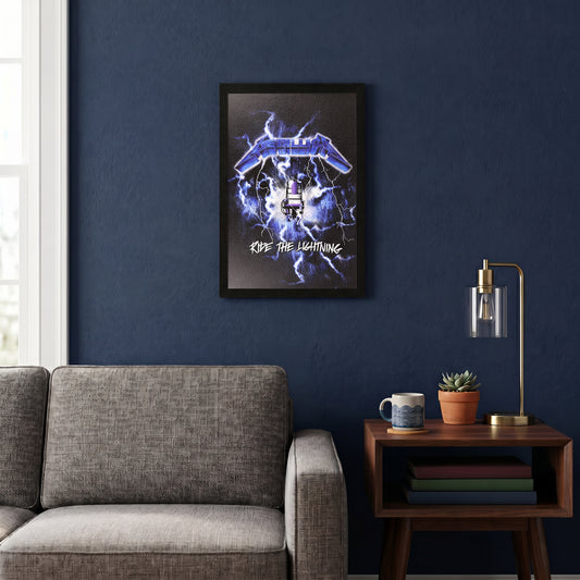 Metallica - Ride the Lightning - 11x17 Framed Gel Coat