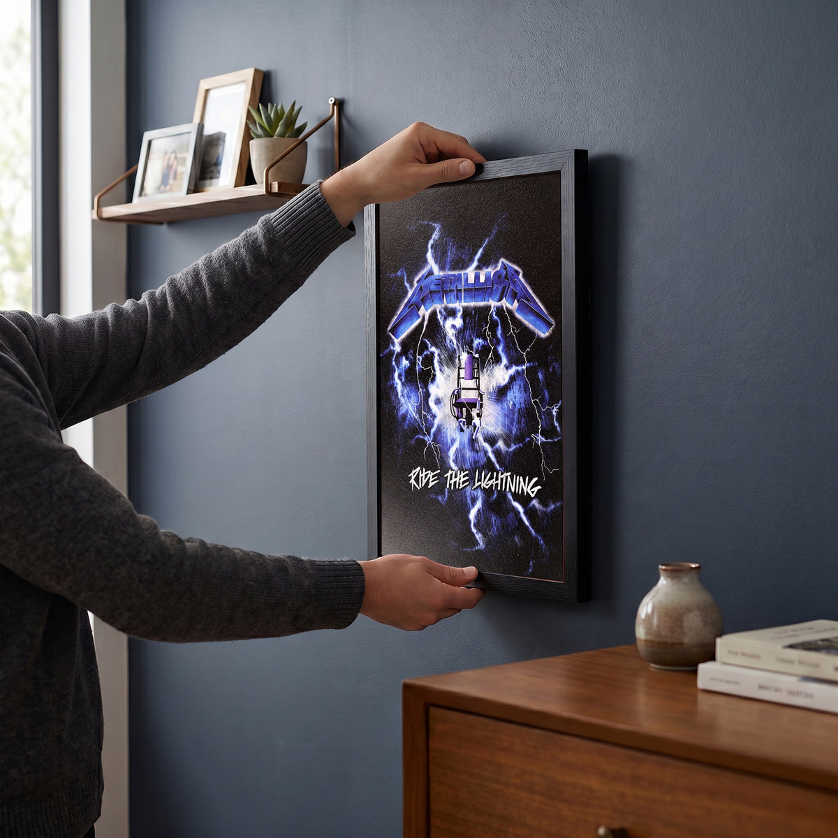 Metallica - Ride the Lightning - 11x17 Framed Gel Coat