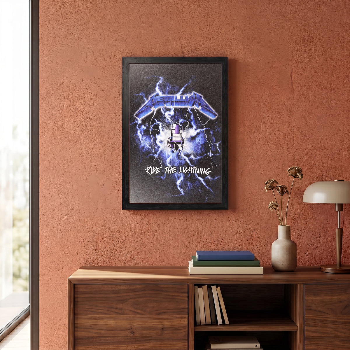 Metallica - Ride the Lightning - 11x17 Framed Gel Coat