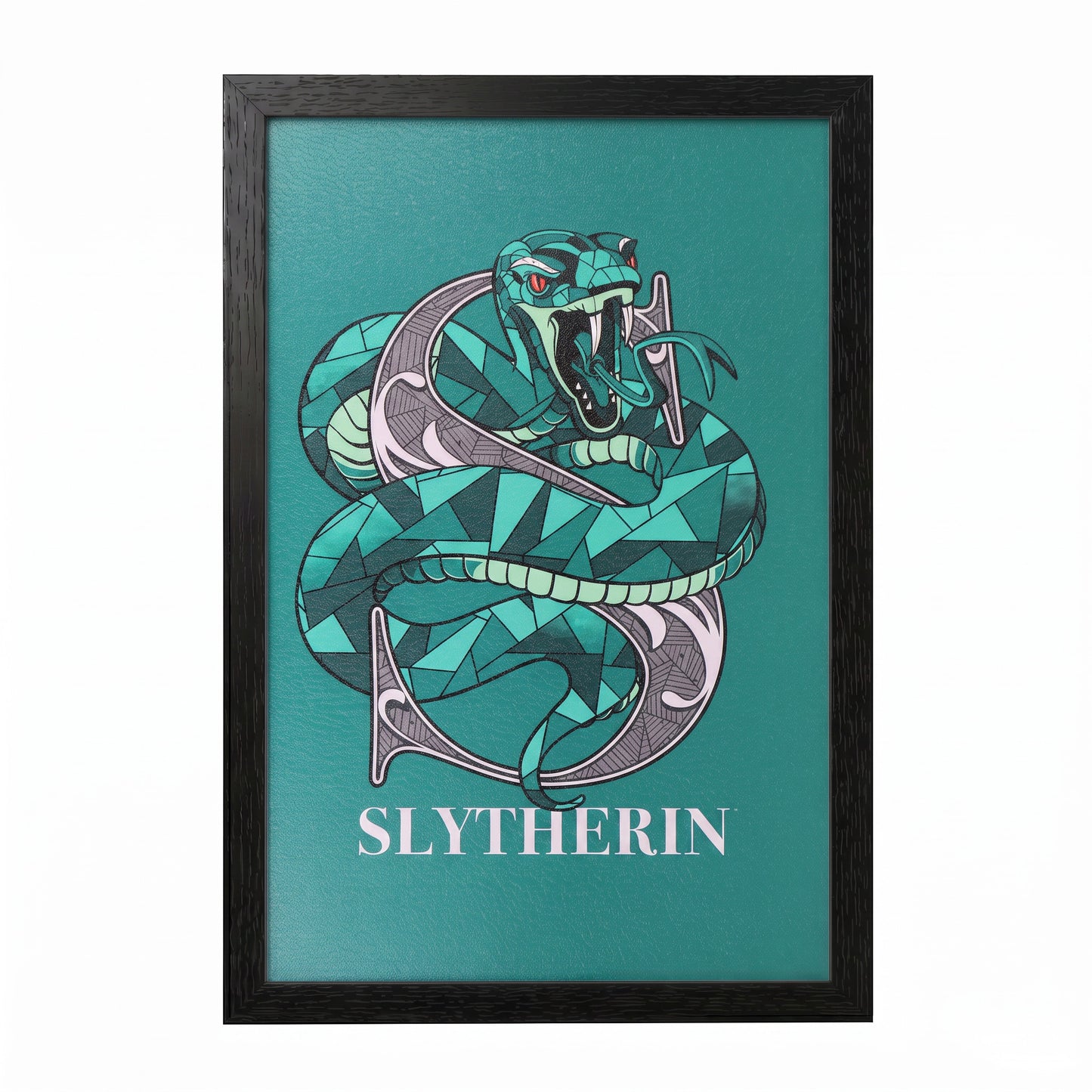 Harry Potter - Slytherin Crest-Snake - 11x17 Framed Gel Coat