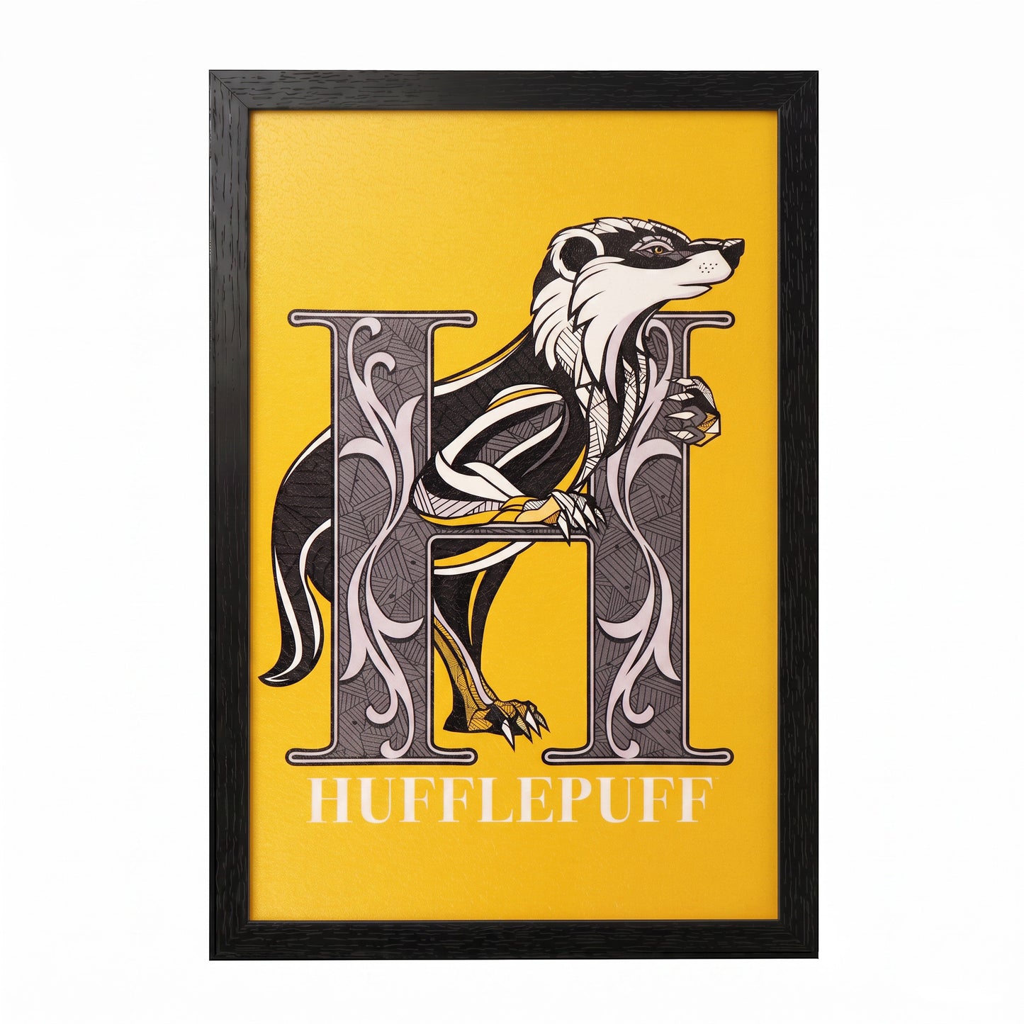 Harry Potter - Hufflepuff-Badger - 11x17 Framed Gel Coat