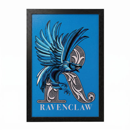 Harry Potter - Ravenclaw-Raven - 11x17 Framed Gel Coat