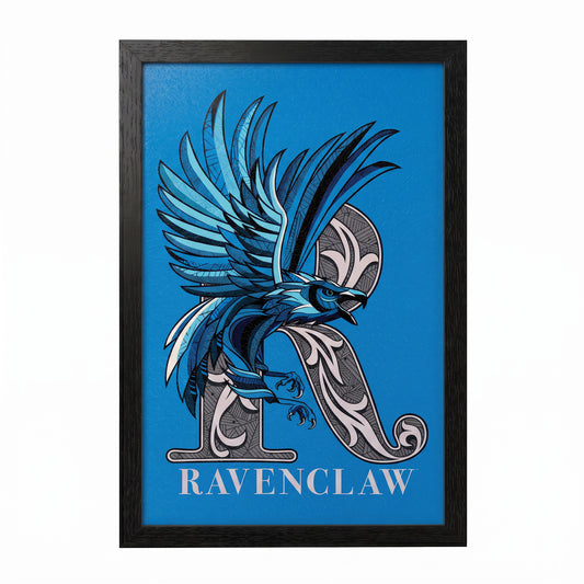 Harry Potter - Ravenclaw-Raven - 11x17 Framed Gel Coat