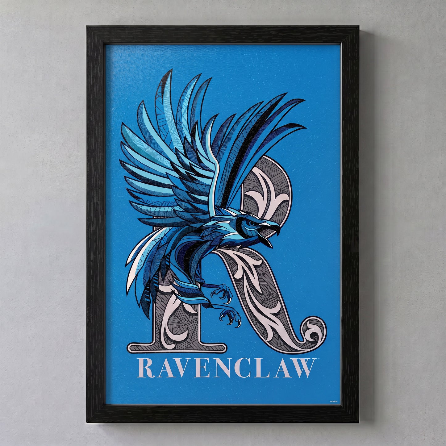 Harry Potter - Ravenclaw-Raven - 11x17 Framed Gel Coat