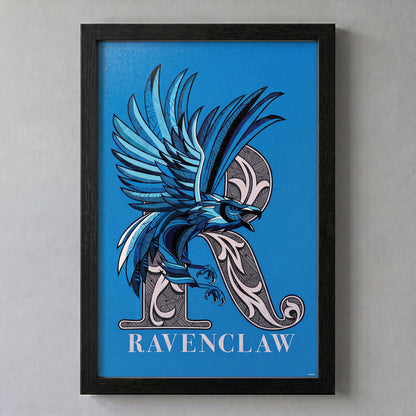 Harry Potter - Ravenclaw-Raven - 11x17 Framed Gel Coat