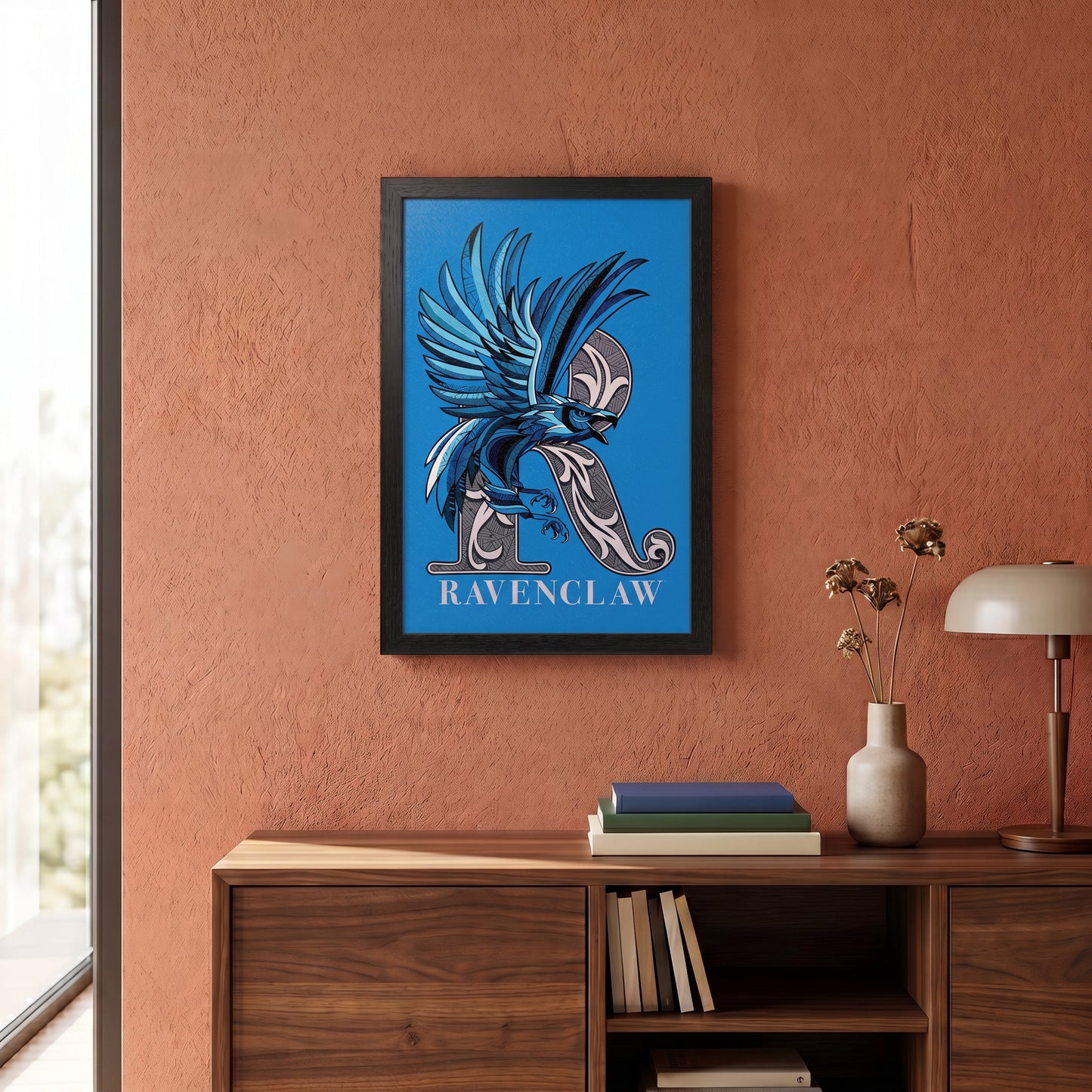 Harry Potter - Ravenclaw-Raven - 11x17 Framed Gel Coat