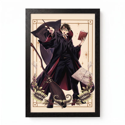 Harry Potter - Harry-Cast a Spell - 11x17 Framed Gel Coat