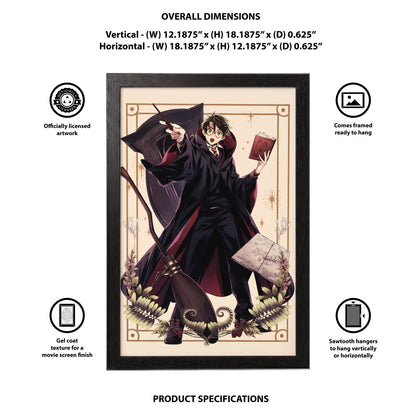 Harry Potter - Harry-Cast a Spell - 11x17 Framed Gel Coat
