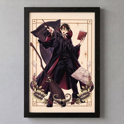 Harry Potter - Harry-Cast a Spell - 11x17 Framed Gel Coat