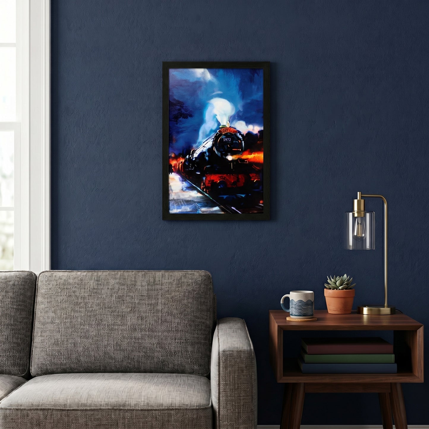 Harry Potter - Hogwarts Express-Painting - 11x17 Framed Gel Coat
