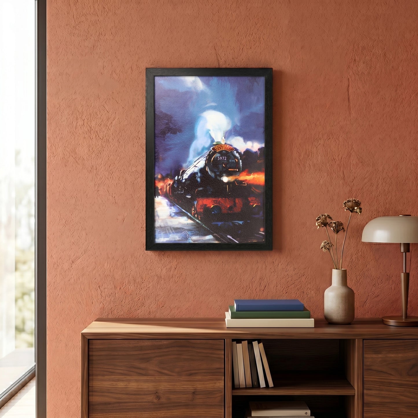 Harry Potter - Hogwarts Express-Painting - 11x17 Framed Gel Coat