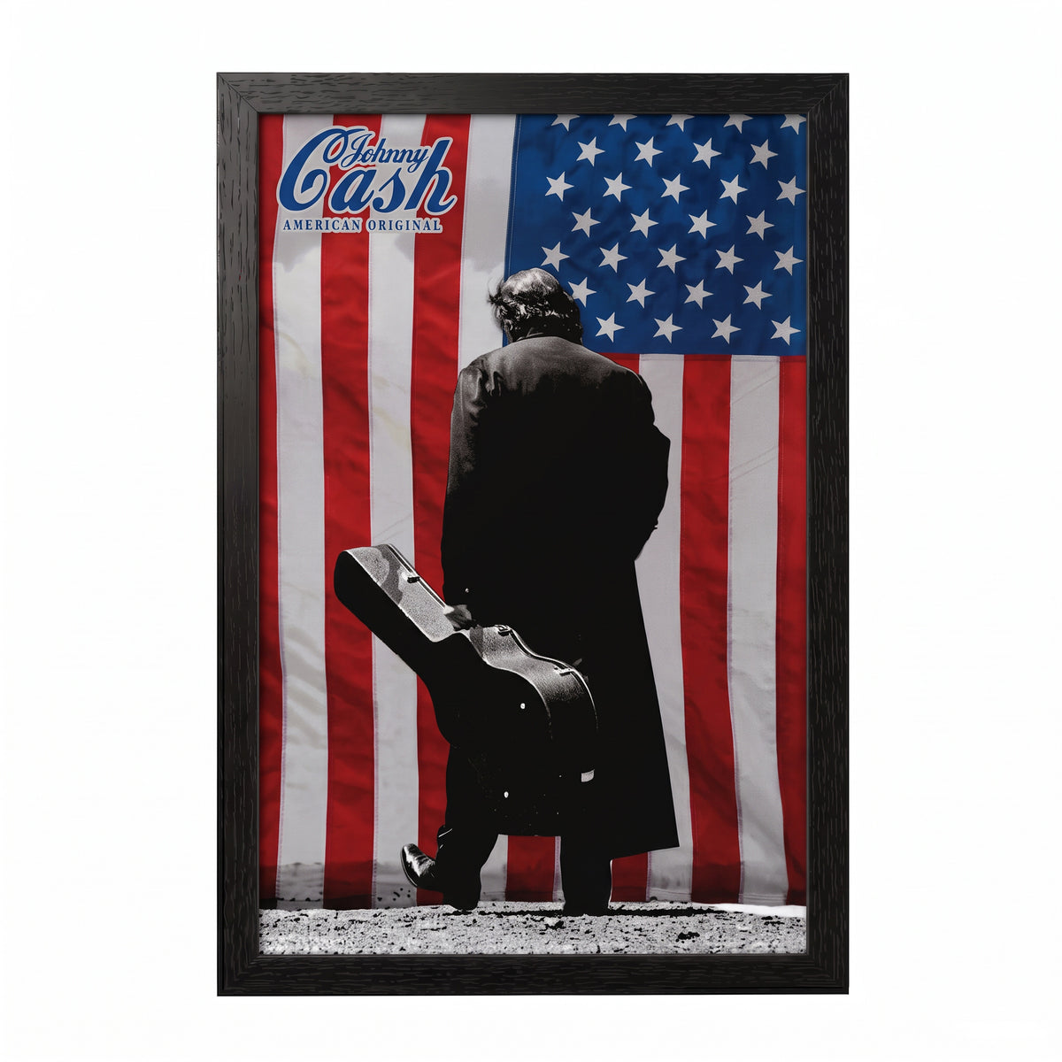 Johnny Cash - An American Walk - 11x17 Framed Gel Coat